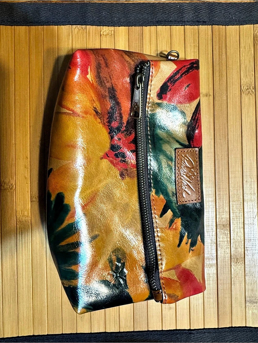 Patricia Nash Valerie Fold-over Wristlet Clutch in the vibrant "Spring Multi"